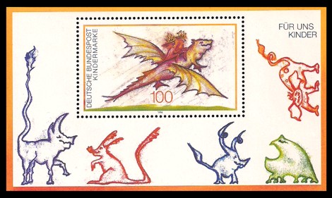 Briefmarke: Block: Für uns Kinder Briefmarke: Block: Für uns Kinder