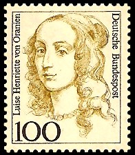 100 Pf Briefmarke: Frauen der deutschen Geschichte 100 Pf Briefmarke: Frauen der deutschen Geschichte