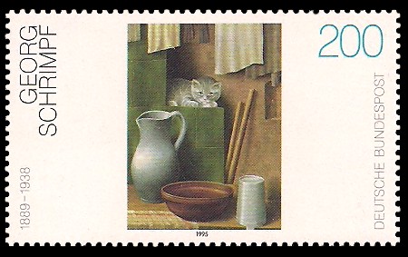 200 Pf Briefmarke: Moderne Gemälde