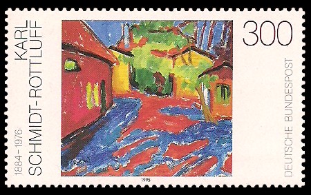 300 Pf Briefmarke: Moderne Gemälde