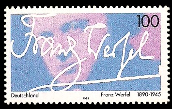 100 Pf Briefmarke: 50. Todestag Franz Werfel
