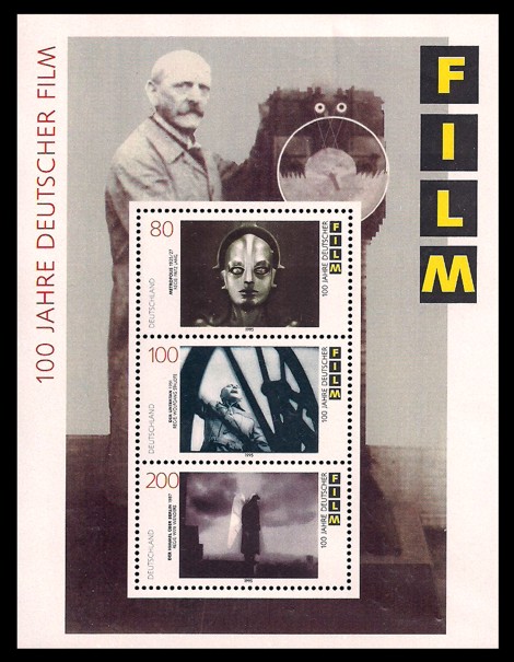 Briefmarke: Blockausgabe: 100 Jahre deutscher Film Briefmarke: Blockausgabe: 100 Jahre deutscher Film