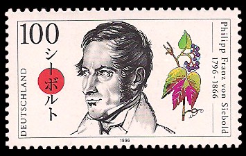 100 Pf Briefmarke: 200. Geburtstag Philipp Franz von Siebold