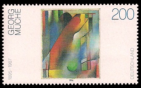 200 Pf Briefmarke: Moderne Gemälde 200 Pf Briefmarke: Moderne Gemälde