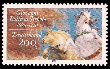 200 Pf Briefmarke: 300. Geburtstag Giovanni Battista Tiepolo