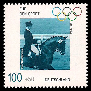 100 + 50 Pf Briefmarke: Für den Sport 1996, 100 Jahre Olympische Spiele