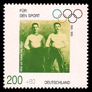 200 + 80 Pf Briefmarke: Für den Sport 1996, 100 Jahre Olympische Spiele