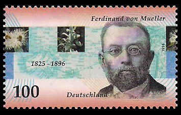 100 Pf Briefmarke: 100. Todestag Ferdinand von Mueller 100 Pf Briefmarke: 100. Todestag Ferdinand von Mueller