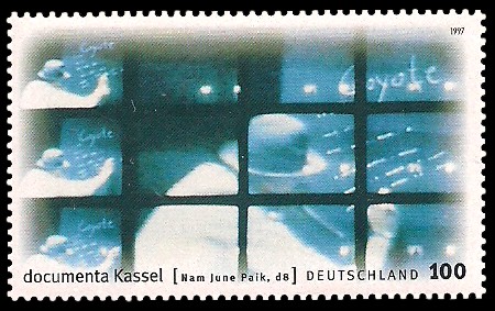 100 Pf Briefmarke: documenta Kassel