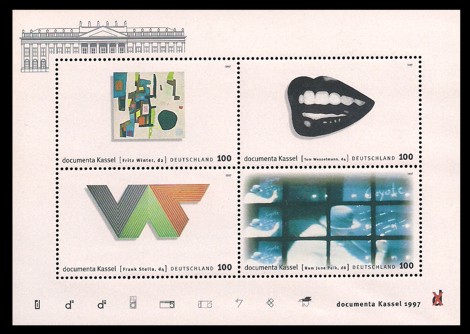  Briefmarke: Blockausgabe: documenta Kassel