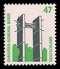 47 Pf Briefmarke: Serie Sehenswürdigkeiten