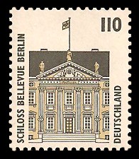 110 Pf Briefmarke: Serie Sehenswürdigkeiten