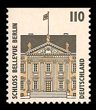 110 Pf Briefmarke: Serie Sehenswürdigkeiten