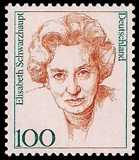 100 Pf Briefmarke: Frauen der deutschen Geschichte 100 Pf Briefmarke: Frauen der deutschen Geschichte