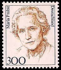300 Pf Briefmarke: Frauen der deutschen Geschichte