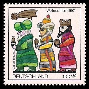100 + 50 Pf Briefmarke: Weihnachtsmarke 1997 100 + 50 Pf Briefmarke: Weihnachtsmarke 1997