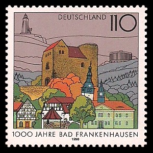 110 Pf Briefmarke: 1000 Jahre Bad Frankenhausen 110 Pf Briefmarke: 1000 Jahre Bad Frankenhausen