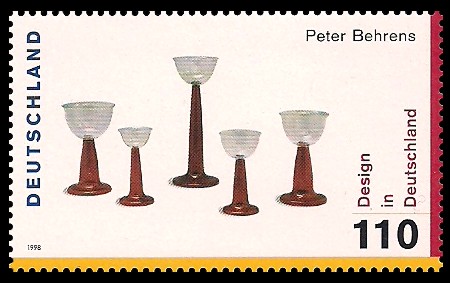 110 Pf Briefmarke: Design in Deutschland