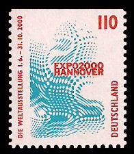 110 Pf Briefmarke: Serie Sehenswürdigkeiten 110 Pf Briefmarke: Serie Sehenswürdigkeiten