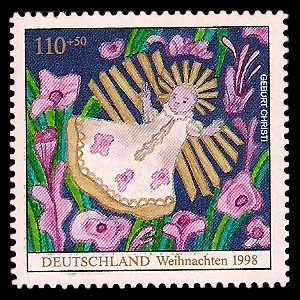 110 + 50 Pf Briefmarke: Weihnachtsmarke 1998