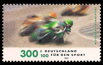 300 + 100 Pf Briefmarke: Für den Sport 1999 300 + 100 Pf Briefmarke: Für den Sport 1999