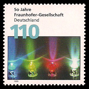 110 Pf Briefmarke: 50 Jahre Fraunhofer-Gesellschaft