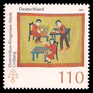 110 Pf Briefmarke: Dominikus-Ringeisen-Werk Ursberg