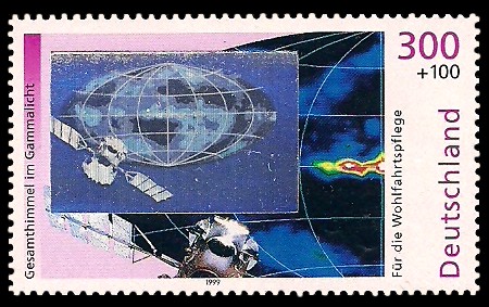300 + 100 Pf Briefmarke: Wohlfahrtsmarke 1999, Kosmos