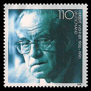 110 Pf Briefmarke: 10. Todestag Herbert Wehner