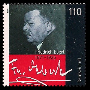 110 Pf Briefmarke: 75. Todestag Friedrich Ebert