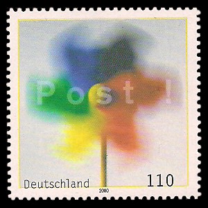 110 Pf Briefmarke: Post