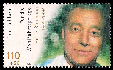110 + 50 Pf Briefmarke: Wohlfahrtsmarke 2000, Schauspieler 110 + 50 Pf Briefmarke: Wohlfahrtsmarke 2000, Schauspieler