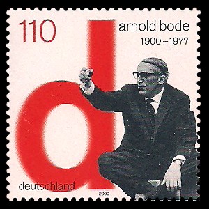 110 Pf Briefmarke: 100. Geburtstag Arnold Bode