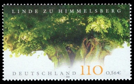 110 Pf / 0,56 € Briefmarke: Linde zu Himmelsberg