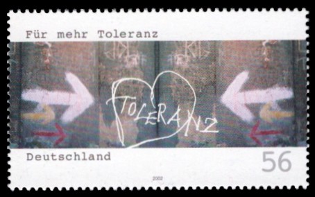 56 Ct Briefmarke: Für mehr Toleranz