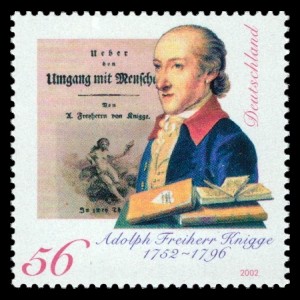 56 Ct Briefmarke: 250. Geburtstag Adolph Freiherr Knigge