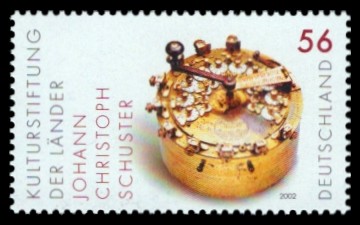 56 Ct Briefmarke: Kulturstiftung der Länder, Johann Christoph Schuster