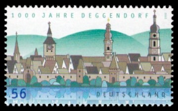 56 Ct Briefmarke: 1000 Jahre Deggendorf