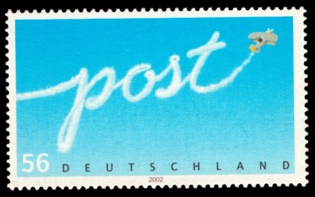 56 Ct Briefmarke: Serie: Post