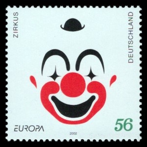 56 Ct Briefmarke: Europamarke, Zirkus