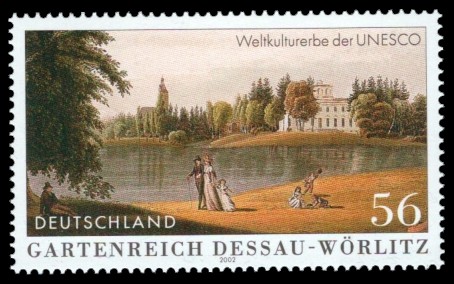 56 Ct Briefmarke: Gartenreich Dessau-Wörlitz