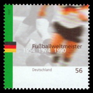 56 Ct Briefmarke: Fußballweltmeister 56 Ct Briefmarke: Fußballweltmeister