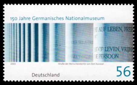 56 Ct Briefmarke: 150 Jahre Germanisches Nationalmuseum