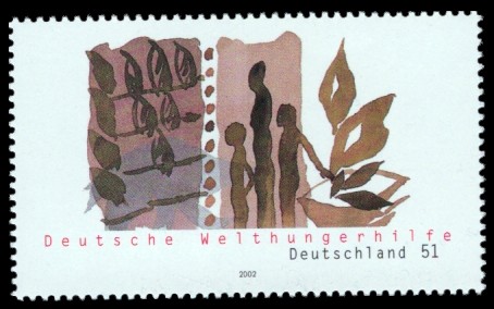 51 Ct Briefmarke: Deutsche Welthungerhilfe