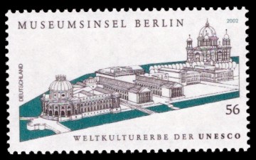56 Ct Briefmarke: Museumsinsel Berlin, Weltkulturerbe der UNESCO 56 Ct Briefmarke: Museumsinsel Berlin, Weltkulturerbe der UNESCO