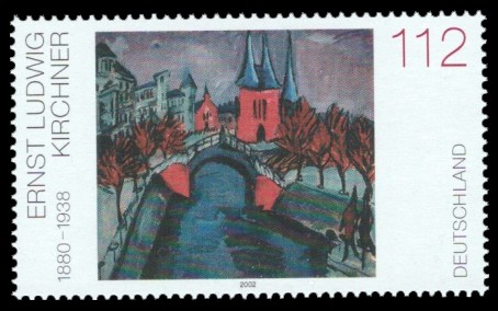 112 Ct Briefmarke: Moderne Gemälde, E.L.Kirchner