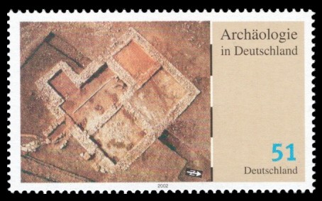 51 Ct Briefmarke: Archäologie in Deutschland