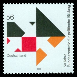 56 Ct Briefmarke: 50 Jahre Bundeszentrale für politische Bildung