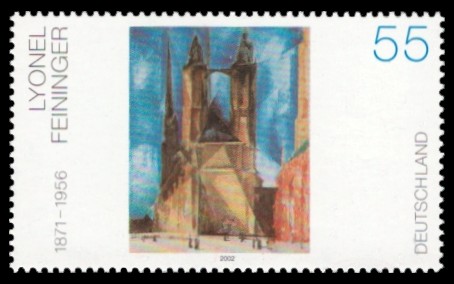 55 Ct Briefmarke: Moderne Gemälde, Lyonel Feininger