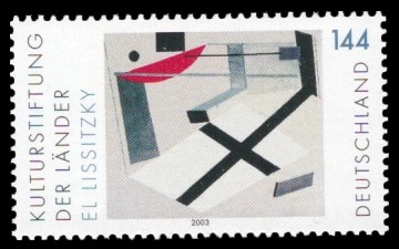 144 Ct Briefmarke: Kulturstiftung der Länder, El Lissitzky